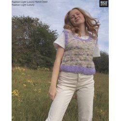 Vest i Light Luxury Handdyed