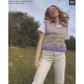 Vest i Light Luxury Handdyed