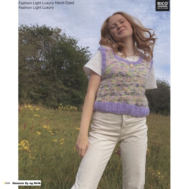 Vest i Light Luxury Handdyed