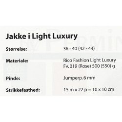 Jakke I light Luxury