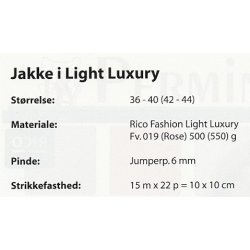 Jakke i Light Luxury