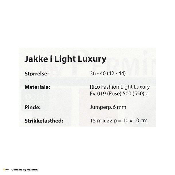 Jakke i Light Luxury