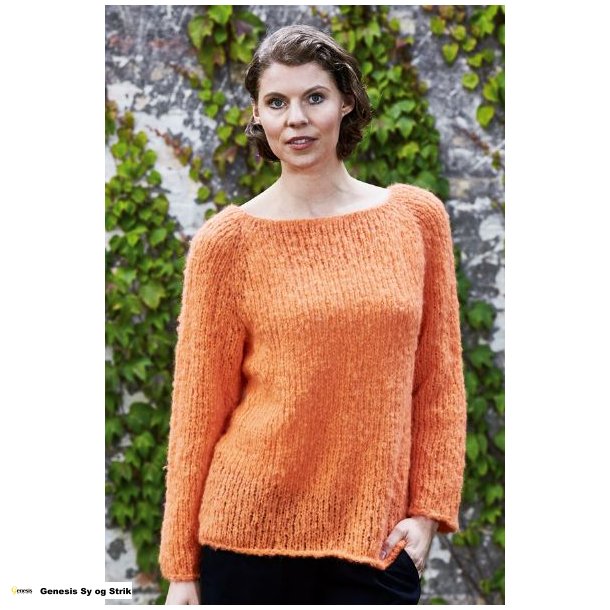 Raglanbluse m/lange rmer