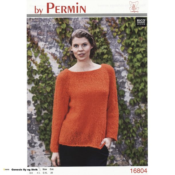 Raglanbluse m/lange rmer