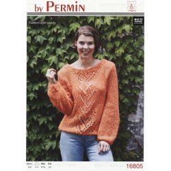 Sweater med Hulmnster