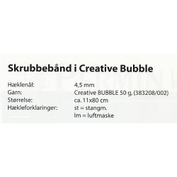 Skrubbebnd i Creative Bubble