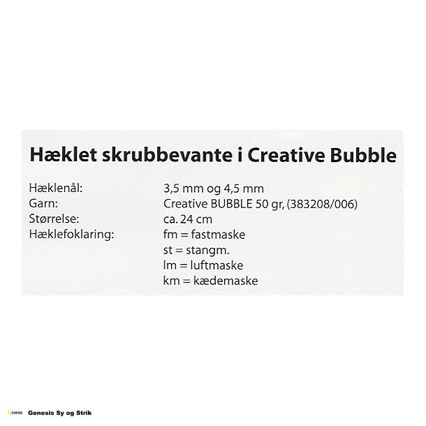 Skrubbebnd i Creative Bubble