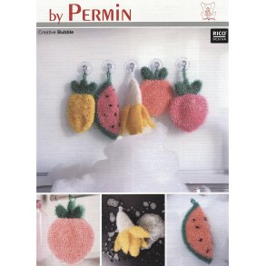 Ananas, Melon, Banan, Fersken og Jordbr