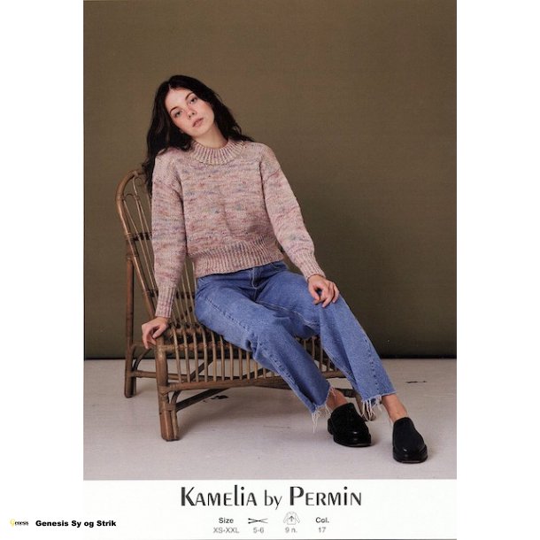 Kort Sweater med drejet rib