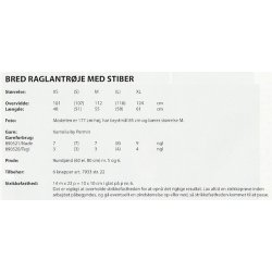 Bred Raglantrje med striber