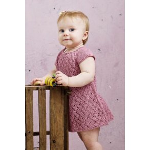 Babykjole med hulmnster