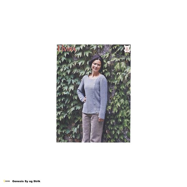 Cardigan med asymmetrisk lukning