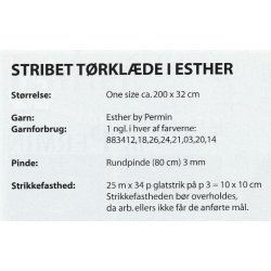 Stribet trklde i Esther