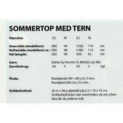 Sommertop med tern