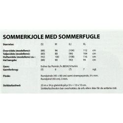 Sommerkjole med sommerfugle