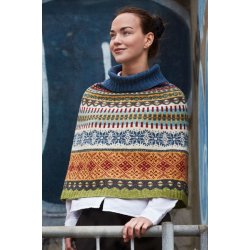 Jacqardmnsteret Poncho