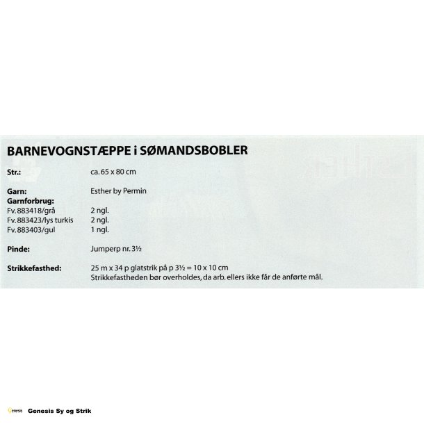 Barnevognstppe i smandsbobler