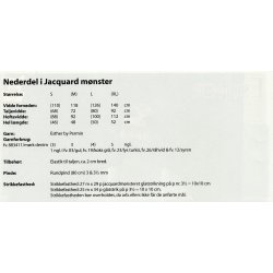 Nederdel i Jacquard mnster