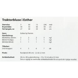 Traktorbluse i Esther
