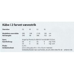 Kbe i 2 farvet vvestrik