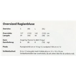 Oversized Raglanbluse