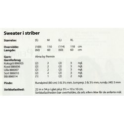 Sweater i striber