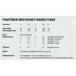 Pigetrje med rundt brestykke