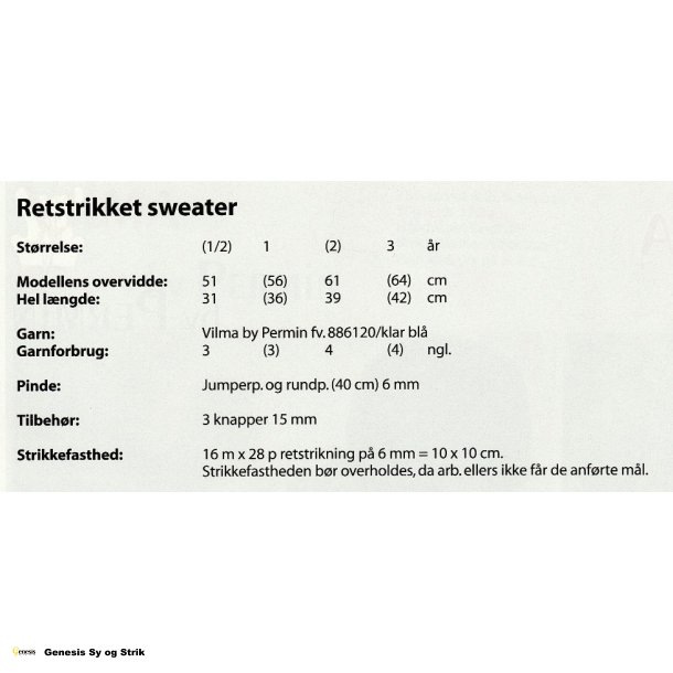 Retstrikket Sweater