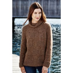 Sweater med grafisk mnster