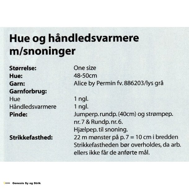 Hue og hndledsvarmere m/snoninger