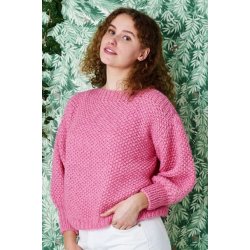 Perlestrikket sweater