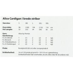 Alice Cardigan i brede striber