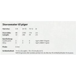 Storsweater til piger