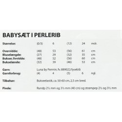 Babyst i perlerib