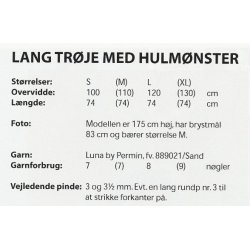 Lang trje med hulmnster