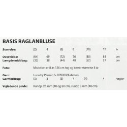 Basis Raglanbluse