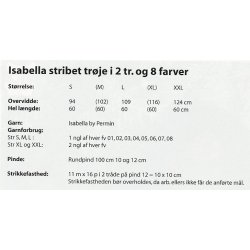 Isabella stribet trje i 2 tr. og 8 farver