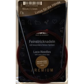 ADDI faste rundpinde 150 cm - 2.50mm