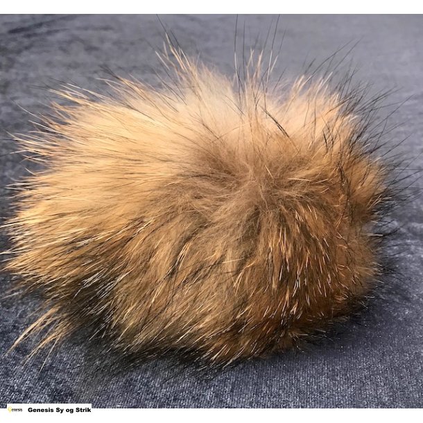 Pompon / pelskvast - Vaskebjrn