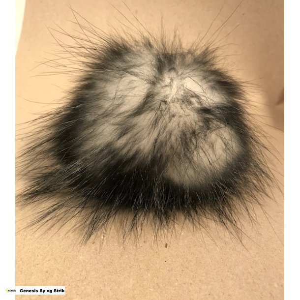 Pompon / pelskvast - Vaskebjrn