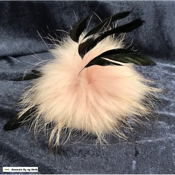 Pompon / pelskvast - Vaskebjrn