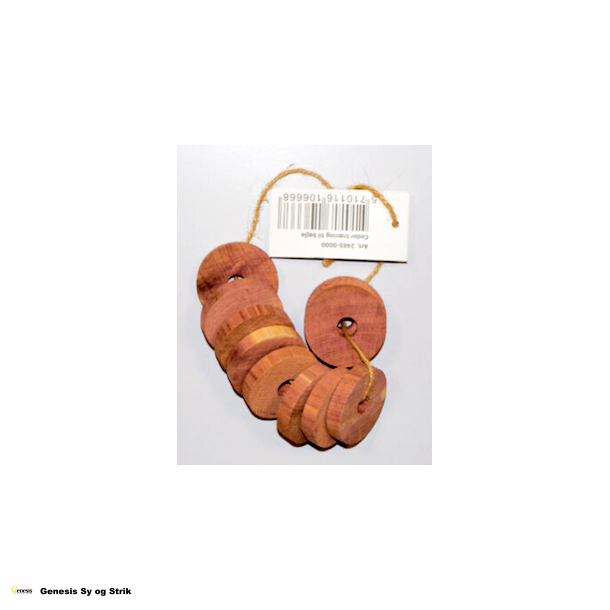 Cedertr ringe - Beskyttelse mod skadevoldende insekter som ml og pelsbiller.