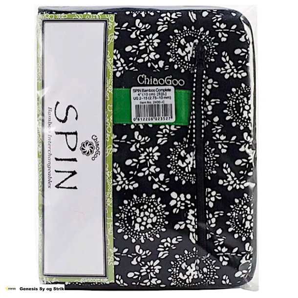 ChiaoGoo - Spin - Bamboo - 10 cm. pindespidser - Complete