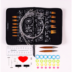 ChiaoGoo - Spin - Bamboo - 10 cm. pindespidser - Complete