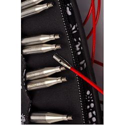 ChiaoGoo - Twist Red Lace - 10 cm. pindespidser - komplet st