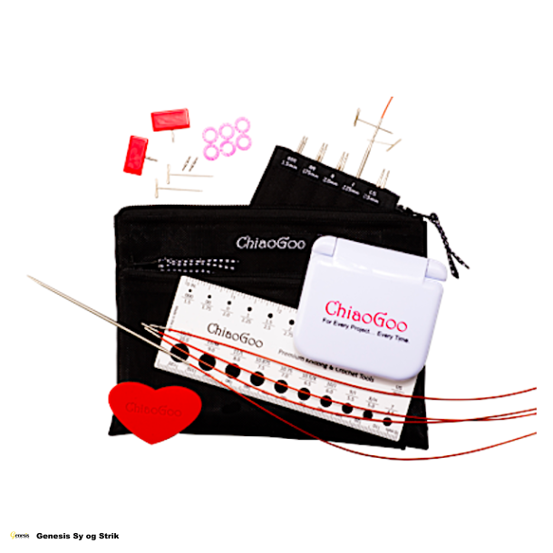 ChiaoGoo - Twist SS Mini Set - pinde 10 cm.