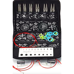 ChiaoGo - Twist Red Lace - 13 cm. pindespidser - large st