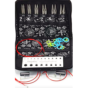 ChiaoGo - Twist Red Lace - 13 cm. pindespidser - large st