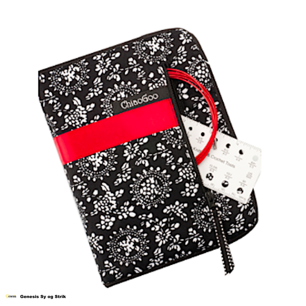 ChiaoGo - Twist Red Lace - 13 cm. pindespidser - Small st