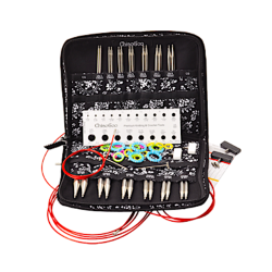 ChiaoGo - Twist Red Lace - 13 cm. pindespidser - komplet st